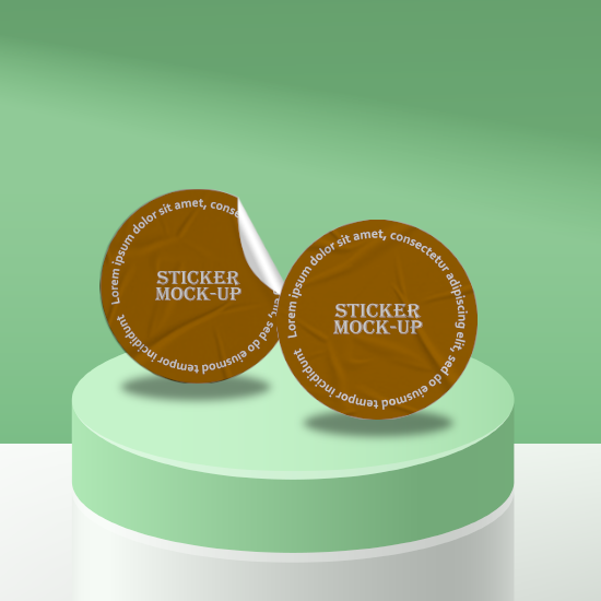 Sticker Label Kemasan Kromo (Pola/Bentuk)