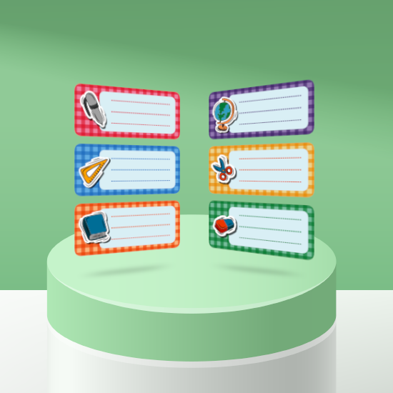 Sticker Label Nama Kromo (7x2 cm)
