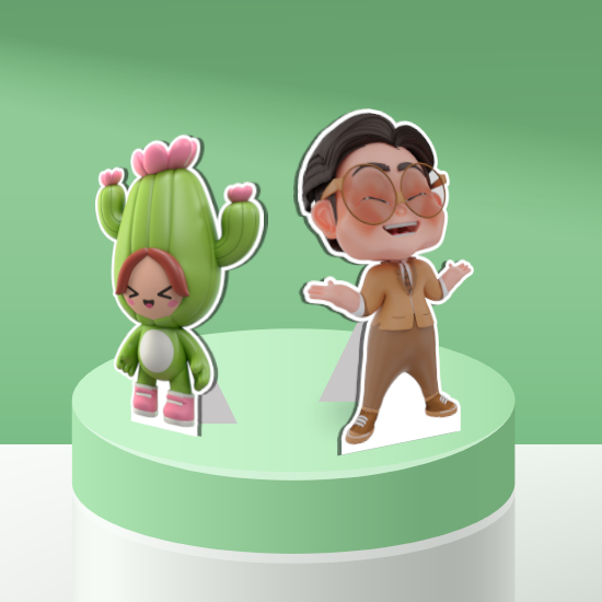 Foamboard Mini Character Standee - A4