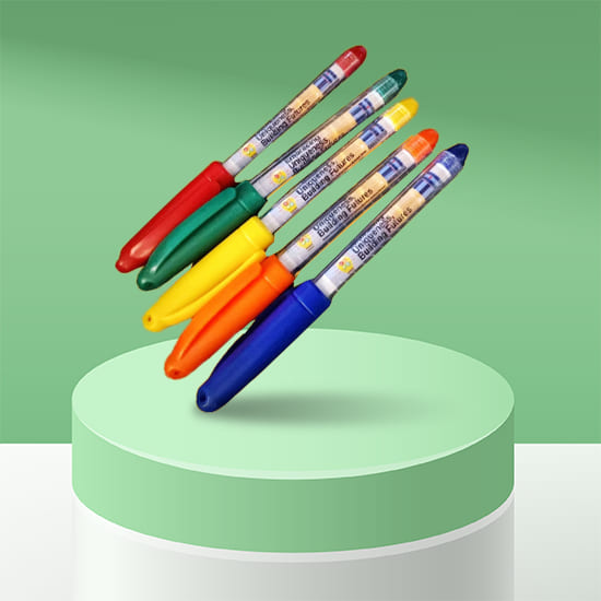 Pulpen Plastik + Print Sticker